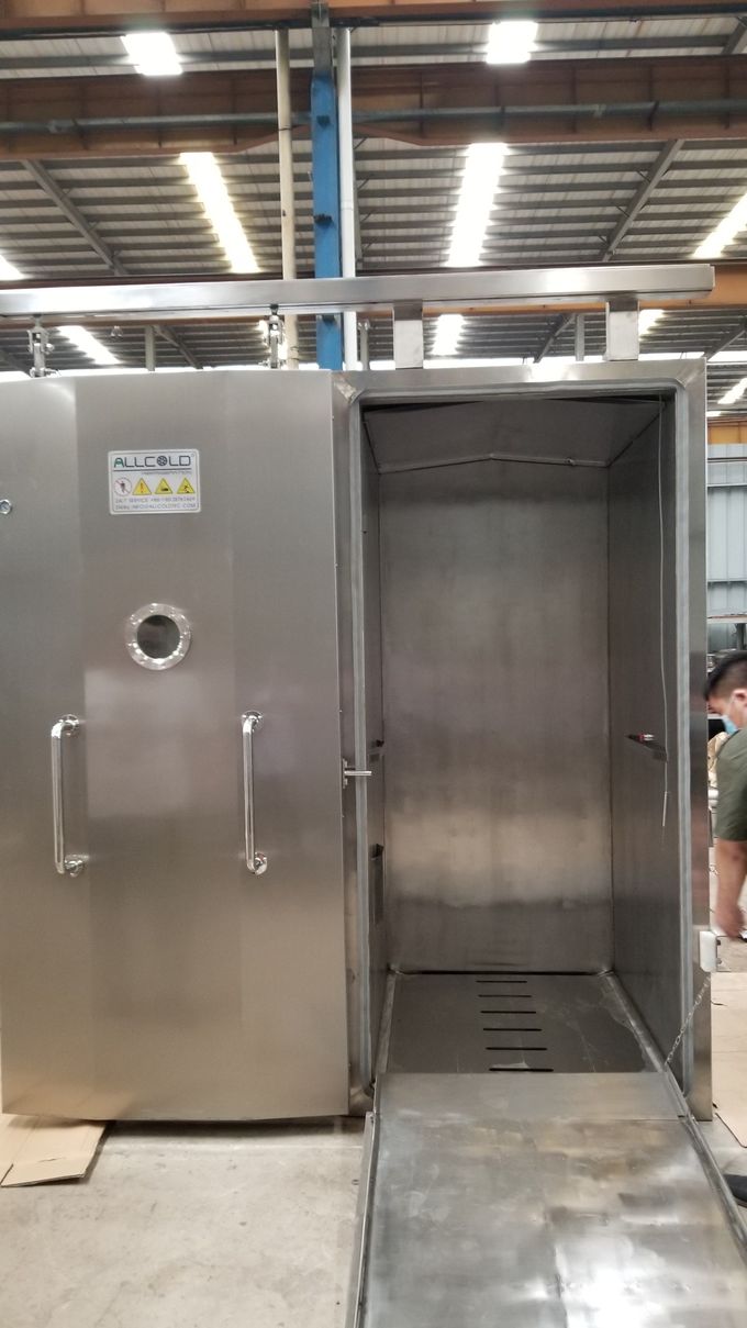 2 máquina  del enfriamiento al vacío de la comida del SGS 21KW de las carretillas 0