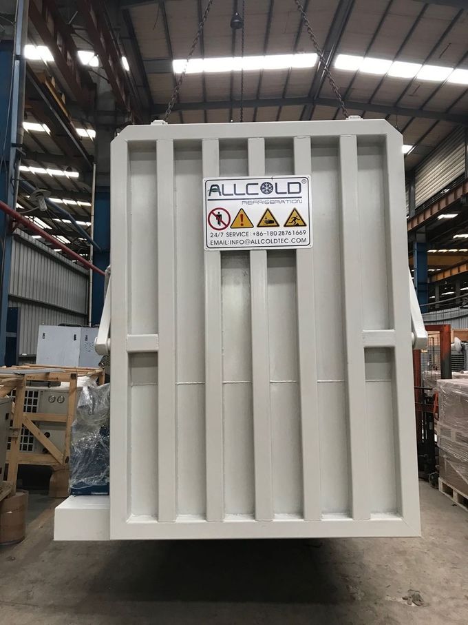 2 compresor de  de la máquina del enfriamiento al vacío de las plataformas R404A 39KW 1