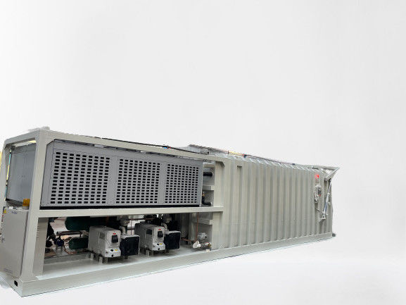 El refrigerador 3tons del vacío de la cámara del doble del PLC 98KW completa un ciclo 6 plataformas 1